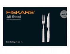 FISKARS Príbory ALL STEEL steakové 24ks 1027505