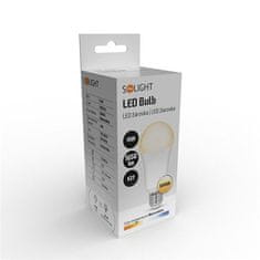Solight LED žiarovka klasický tvar A65 15W, E27, 3000K, 220 °, 1650lm