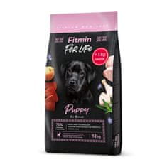 Fitmin For Life Puppy krmivo pro štěňata 12 kg + 1 kg