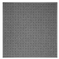 Kusový koberec Udinese sivý štvorec 60x60