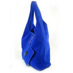 Vera Pelle Kabelky každodenné modrá Shopper Bag XL A4