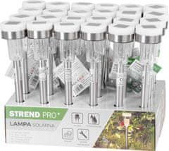 STREND PRO GARDEN Lampa Strend Pro Garden, solárna, 2x LED, 5,5x37,3 cm, Sellbox 24 ks (24 ks)