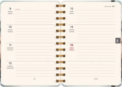 Notique Špirálový 18-mesačný diár Petito – Japonsko 2024/2025, 13 x 18 cm