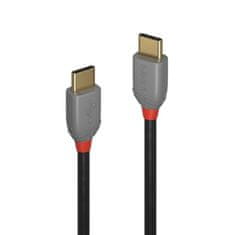 Lindy Kábel USB 2.0 Typ C CM/CM 2m, High Speed, Anthra Line, čierny