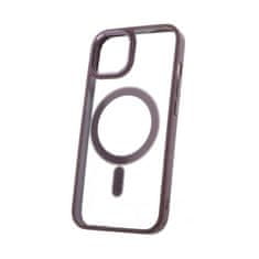 CPA Silikonové TPU pouzdro Satin Clear Mag pro iPhone 14 fialové (GSM178104)