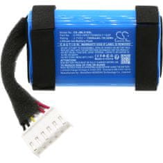 CameronSino Batéria pre JBL Charge 5 WiFi, 15000 mAh, Li-Ion