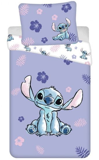 Jerry Fabrics Disney Lilo and Stitch kvitnúce posteľná bielizeň 140×200 cm, 70×90 cm