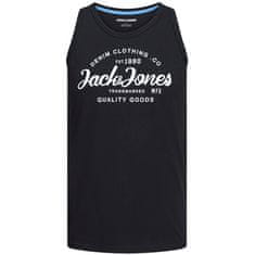 Jack&Jones Pánske tielko JJFOREST Standard Fit 12248622 Black (Veľkosť L)