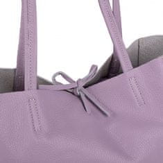 Dámska kožená kabelka Alexa Purple