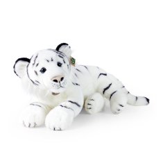 Rappa Plyšový tiger biely 60 cm ECO-FRIENDLY