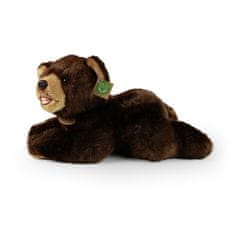 Rappa Plyšový medveď ležiaci 32 cm ECO-FRIENDLY