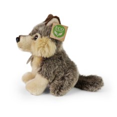 Rappa Plyšový vlk sediaci 18 cm ECO-FRIENDLY