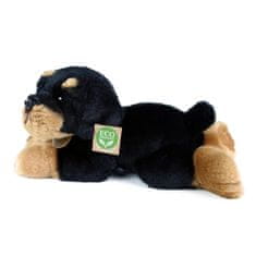 Rappa Plyšový pes rotvajler ležiaci 30 cm ECO-FRIENDLY
