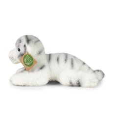 Rappa Plyšový tiger biely ležiaci 17 cm ECO-FRIENDLY