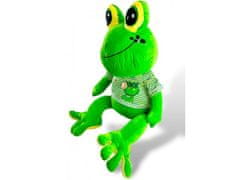 GGV  Plyšová žaba 110 cm zelená