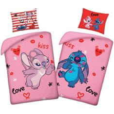 Halantex Obojstranné posteľné obliečky Lilo & Stitch - Love