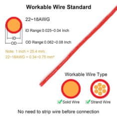 Vixson Konektory na káble (20 ks) | WIRBINDO