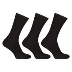 Nedeto 3PACK ponožky vysoké bambusové čierne (3PBV01) - veľkosť S