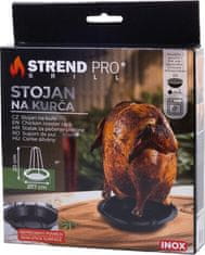 STREND PRO GRILL Stojan Strend Pro Grill, na kurča, na grilovanie celého kurčaťa, 17x20 cm