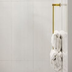 Kuchinox Kúpeľňový držiak na uteráky 61 cm jednoduchý oceľový zlatý