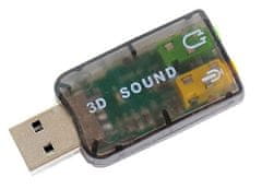 APT USB Zvuková karta 5.1 XLINE Sound card, AK-103