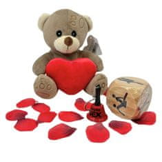 Home Elements  Darčeková súprava z lásky - medvedík, zvonček a kocka