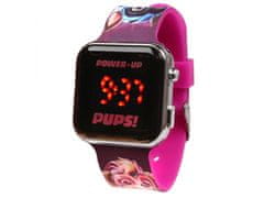 Nickelodeon Digitálne LED hodinky pre dievčatá Paw Patrol 