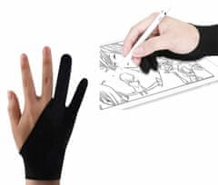 Verk AG633B Umelecké rukavice na kreslenie - čierna