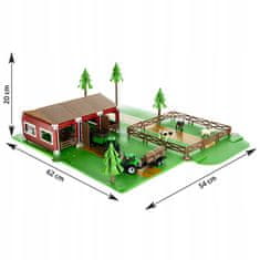 ISO 11465 Farma set s traktory a zvieratkami