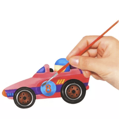 Kruzzel 22430 Magnety, vymaľuj si autíčko DIY