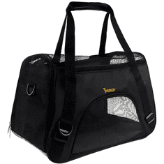 Purlov 20940 Prepravná taška pre zvieratá 50 x 30 x 25 cm čierna