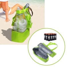 GFT Plážová taška s termo priehradkou - zelená