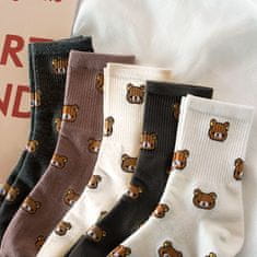 GFT Ponožky s medvedíkmi - biele