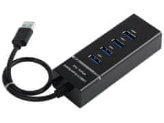 GFT 06311_SK USB Hub 3.0, 4 porty čierny