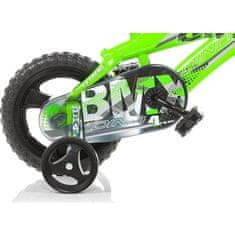 Dino bikes Detský bicykel BMX 125XL čierno-zelené 12