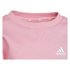Adidas Mikina ružová 123 - 128 cm/XS Essentials 3-stripes