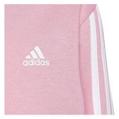 Adidas Mikina ružová 123 - 128 cm/XS Essentials 3-stripes