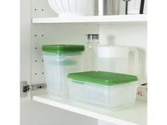 IKEA Dóza na potraviny, súprava 17 ks, transparentná, zelená