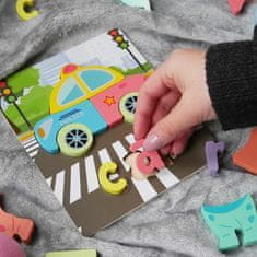 GFT Anglické puzzle pre najmenších - autíčko