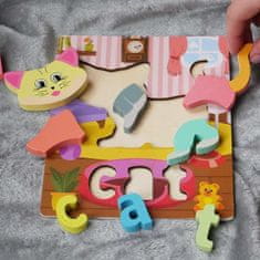 GFT Anglické puzzle pre najmenších - mačička