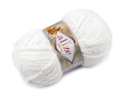 Alize Pletacia priadza Softy Plus 100 g - (55) biela