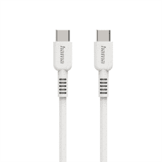 HAMA Eco kábel USB-C 2.0 typ CC 1 m, biely