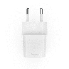 HAMA Eco rýchla USB nabíjačka, USB-C PD/QC 25 W, biela