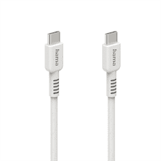 HAMA Eco kábel USB-C 2.0 typ CC 1 m, biely