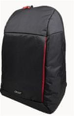 Acer Nitro Urban backpack, 16" čierny s červenými prvkami, vodeodolný a oteruvzdorný materiál