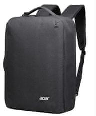 Acer Urban backpack 3in1 (batoh/taška do ruky/taška cez rameno) 15.6"-17,3",čierna, 2 veľké vrecká,30×12×44cm,0,85 kg