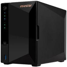 Asustor NAS AS3302T v2 2x 3,5" SATA, Realtek RTD1619B 1.7GHz, 2GB, 2.5GbE x1, USB3.2 Gen1 x3, WOW (Wake on WAN)