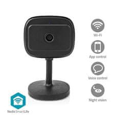 Nedis WIFICI07CBK - SmartLife Vnútorná Kamera| Wi-Fi | Full HD 1080p | Onvif | So snímačom pohybu | Nočné videnie
