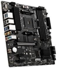 MSI B550M PRO-VDH WiFi / B550 / AM4 / 4x DDR4 DIMM / 2x M.2 / VGA / HDMI / DP / WiFi / mATX