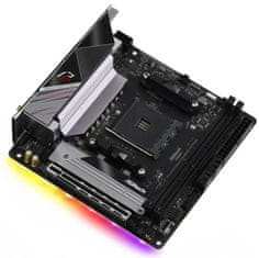 ASRock B550 Phantom Gaming-ITX/ax/AMD B550/AM4/2x DDR4 DIMM/HDMI/DP/2x M.2/USB-C/WiFi/Mini-ITX